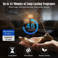 Fragrances include French Vanilla Nag Champa and Peace and Love