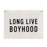 Long Live Boyhood canvas wall banner product image