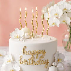 Candle holder included with ARTISAN CAKE birthday candles