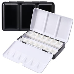 LOONENG metal watercolor tin with fold-out palette