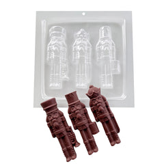 Lorena's Sweets chocolate mold Nutcracker set with three 3D designs