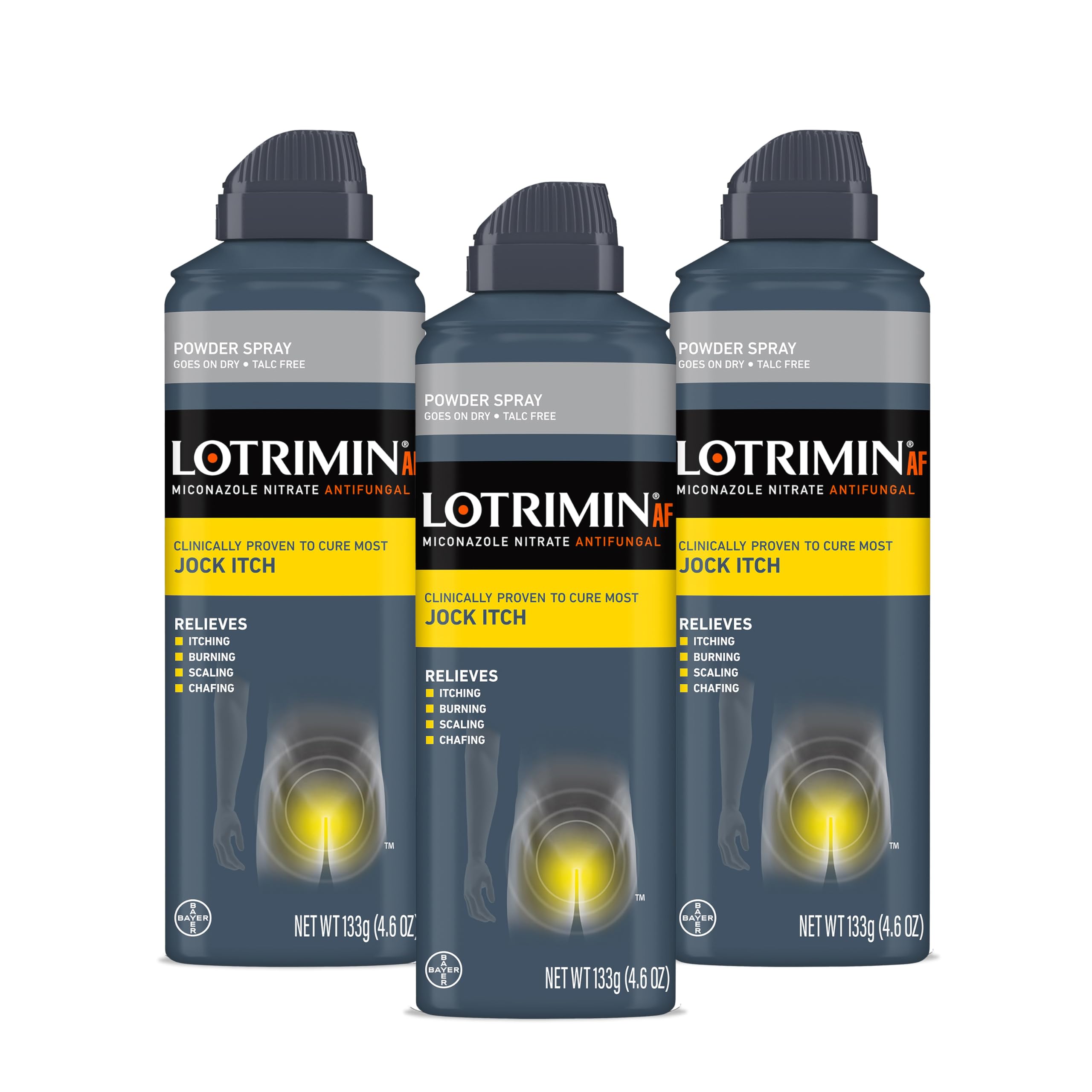 Lotrimin AF Jock Itch Powder Spray can packaging