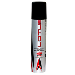 Lotus 99.99% Pure 90 ml Butane Lighter Fuel Refill packaging 3 pack