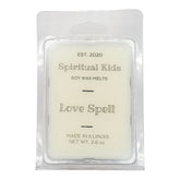 Love Spell wax melts six 1-inch cubes in a 1 pack
