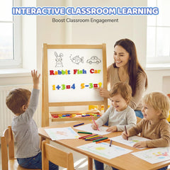 Colorful magnetic letters and numbers for spelling and math learning by LovesTown
