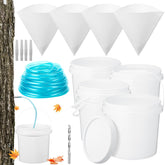 LOYIM maple syrup tapping kit with 4 buckets and lids