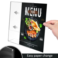 10 mm base and T-shaped design for upright display