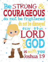 Yoda print in Star Wars Christian nursery decor set