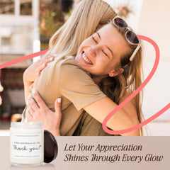 LUMELOOM thank you candle suitable for women and men
