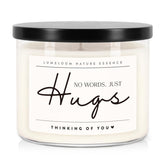 LUMELOOM sympathy candle 14.5oz large 3-wick for loss of a loved one