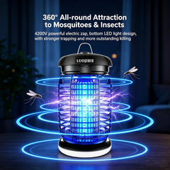 IPX4 waterproof LUOJIBIE bug zapper in all weather conditions