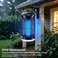Blue-violet UV light attracts insects for LUOJIBIE zapper