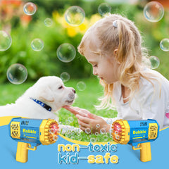 Durable kid friendly bubble guns for little hands