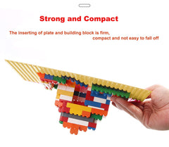 LVHERO baseplates for building bricks multicolored set