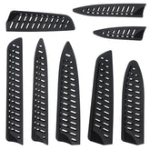 LXUEJIE 8pcs universal knife guards set black