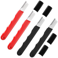 LXUEJIE garden tool sharpener red black compact 12.2 cm length