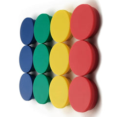 LYFUMAG fridge magnet set 12 pack 30mm diameter