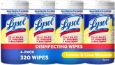 Lysol Disinfectant Wipes multi surface pack of 4 for cleaning