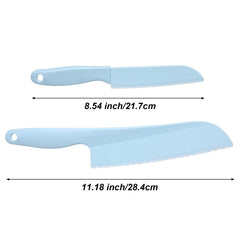 Mabor Lettuce Knife blue two piece set