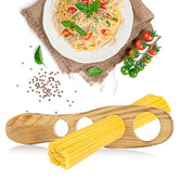 Mabor Spaghetti Pasta Measurer Tool pine wood light brown