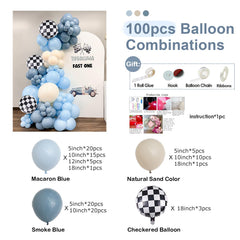 Macaron Blue 5inch 20pcs balloons included in kit