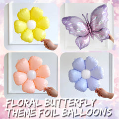 Macaron Yellow latex balloons pack close up
