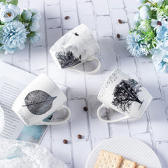MACHUMA tree pattern coffee mug set design