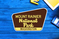 Made in USA Mount Rainier sticker Washington WA