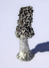 Made in Michigan Morel Mushroom Figurine by Hastings Pewter Company