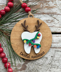 USA made dental ornament crafted by a husband and wife team