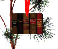 Tree not included with Jane Austen ornament