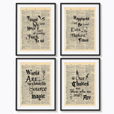 MaeSean Project Harry With Book Girl Potter Quotes wall art 9x12 unframed
