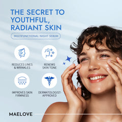 Encapsulated retinal formula for smoother skin in Moonlight serum