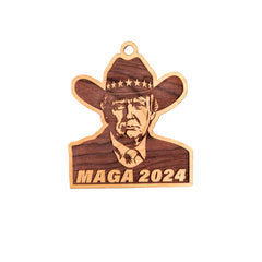 MAGA 2024 ornament produced in the USA with gift box