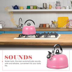 Pink MAGICLULU tea kettle for gas stove