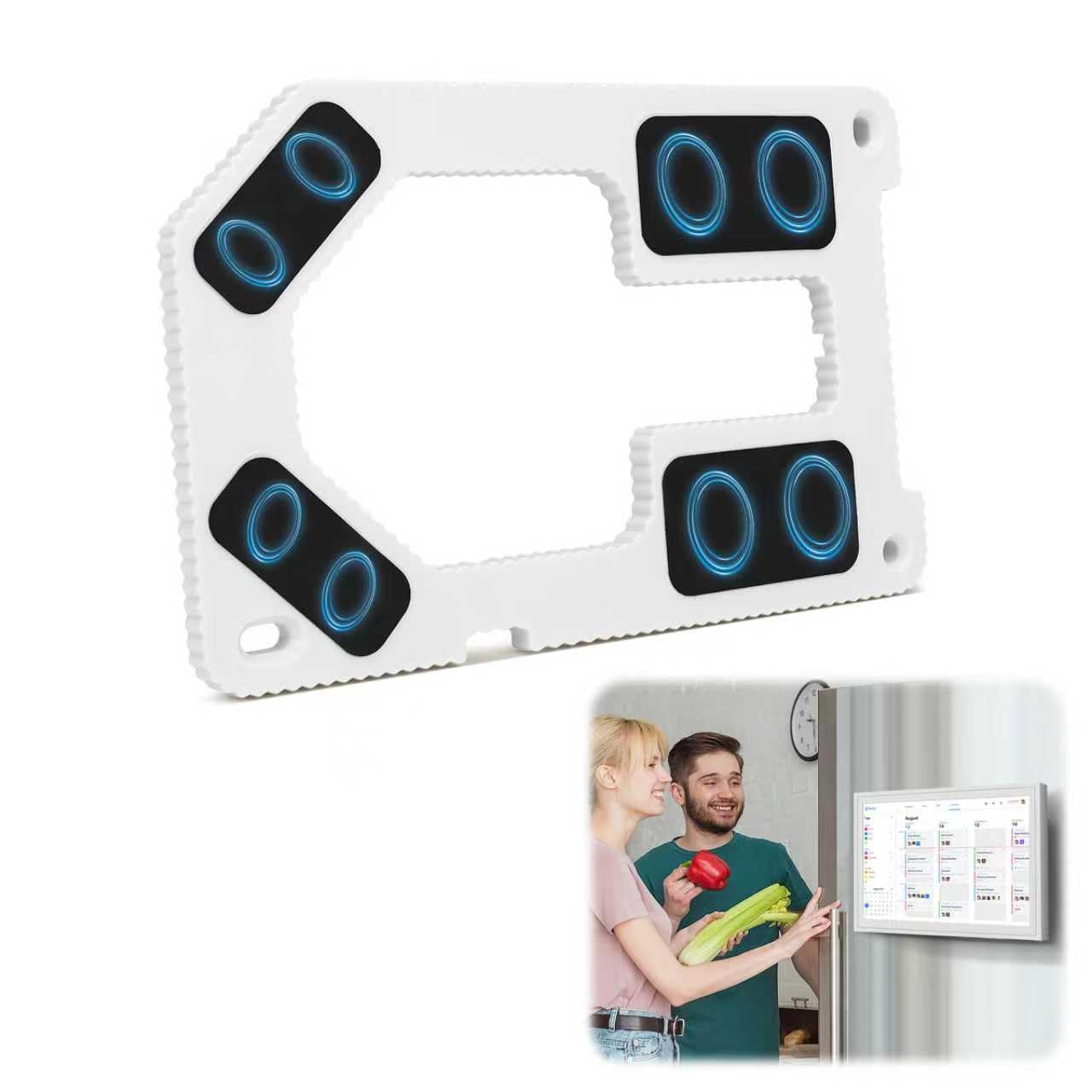 Magnetic fridge mount for Skylight 15” Calendar with 8 encased magnets