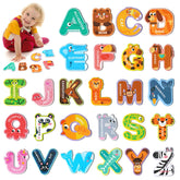 26-piece magnetic letters for Toddlers 1-3 with animal illustrations