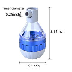 Compact herb and spice mill ready for travel