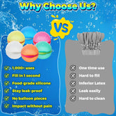 BPA-free silicone water balloons for kids in colorful design