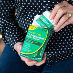 Foot cream for diabetic and sensitive skin application