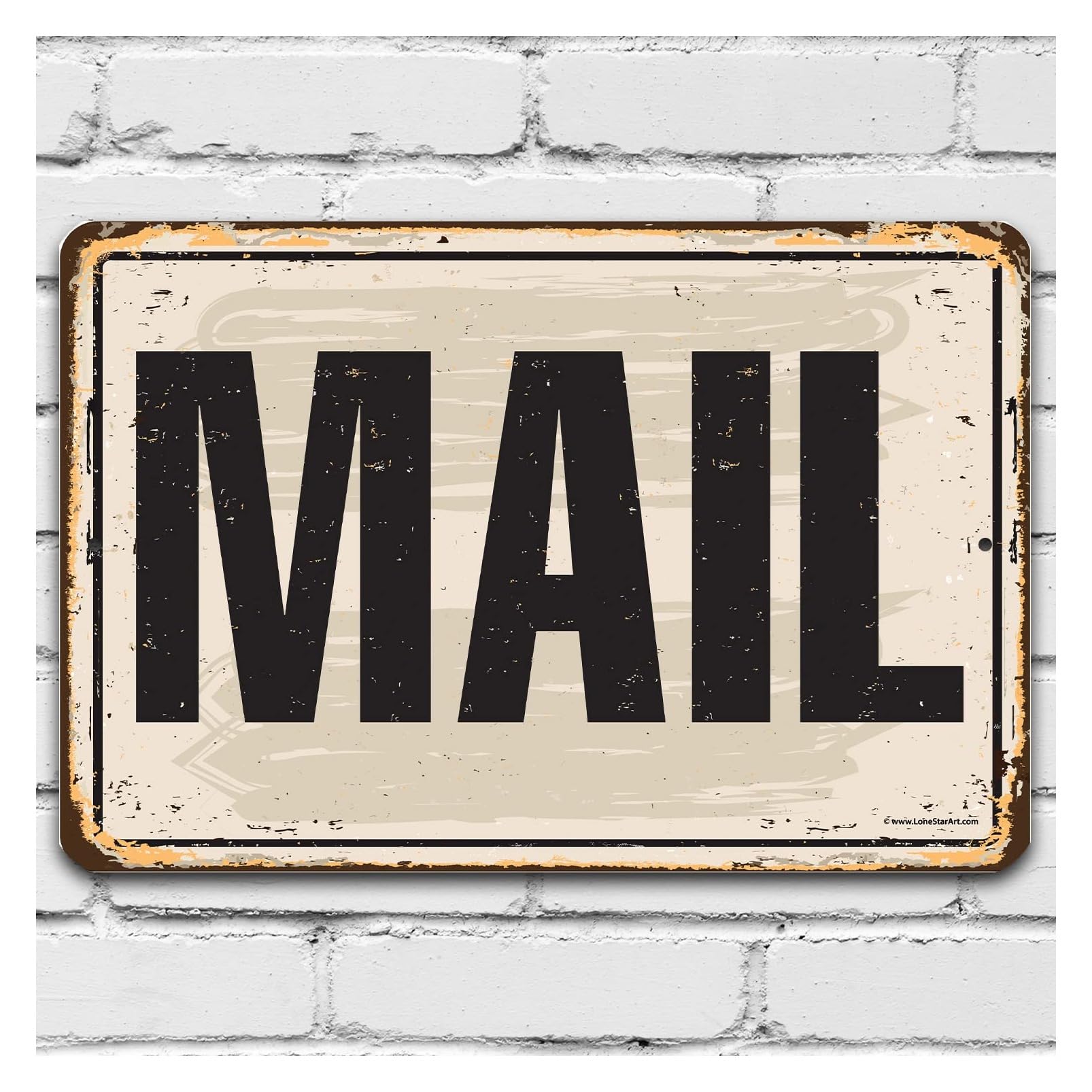 Mail Metal Sign 8x12 for home decor indoors outdoors