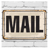 Mail Metal Sign 8x12 for home decor indoors outdoors