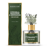 Majestic Pure Citronella Eucalyptus Lemongrass Reed Diffuser bottle 3.4 fl oz