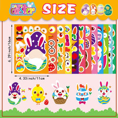 Make a Face Stickers for Kids 12 designs