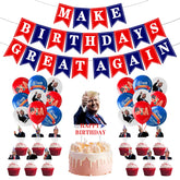 Make Birthdays Great Again red blue kit product image