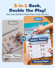 Busy Book 30 Themes action pages and stickers