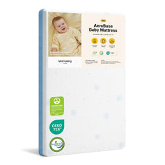 MAMAZING Aerobase Mini Crib Mattress 38x24 front view