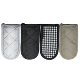 MangoOrder 4 Pack 6x3 Inch Skillet Handle Covers assorted colors on counter