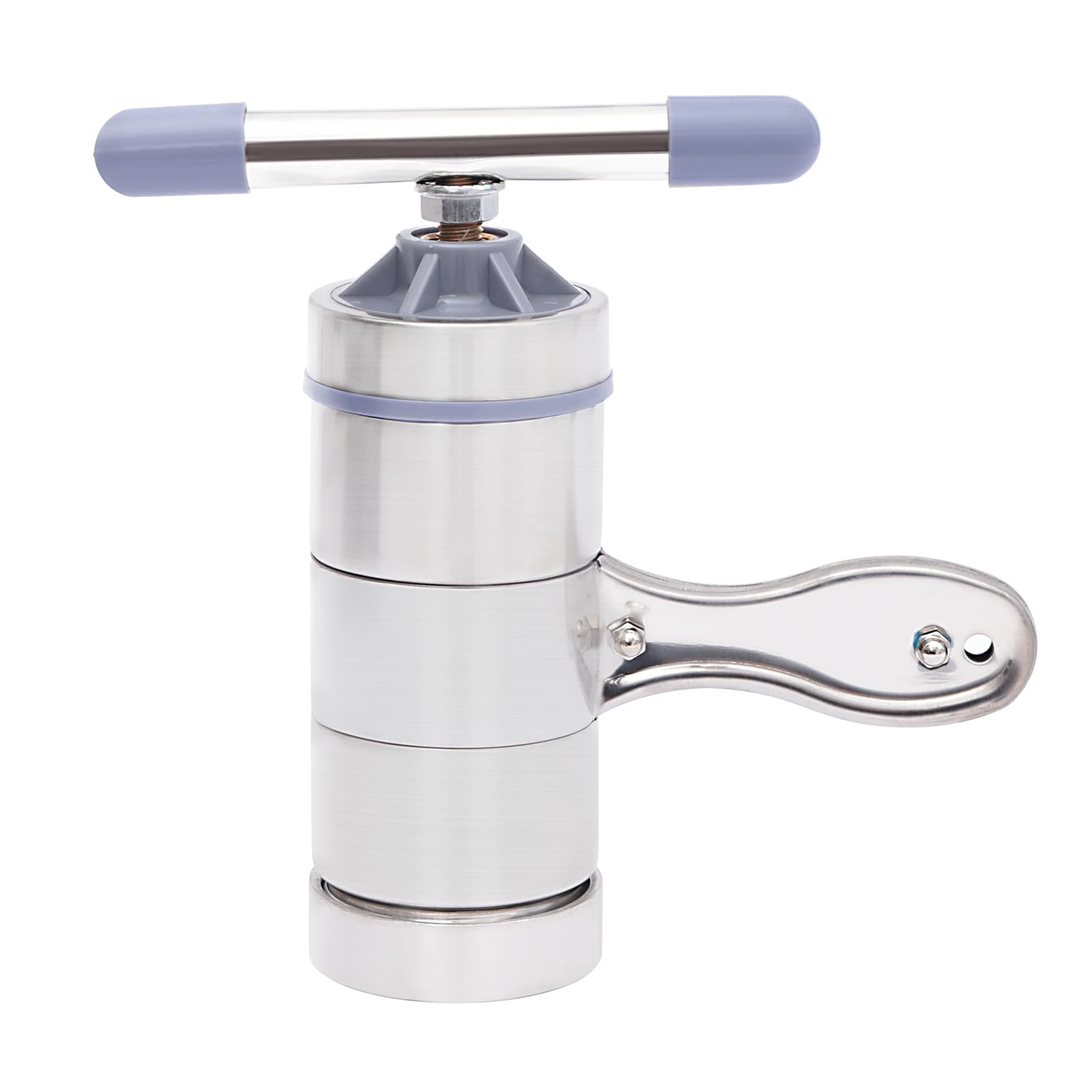 Manual Noodle Press silver handheld noodle press