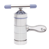 Manual Noodle Press silver handheld noodle press